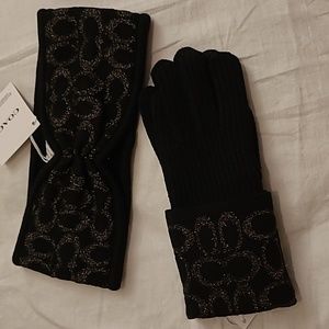 Headband and gloves set